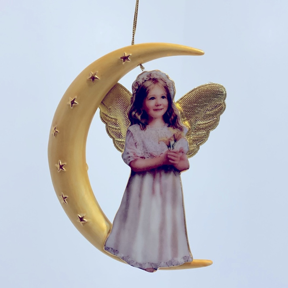 Angel moonbeam stars Bradford Exchange ornament #2